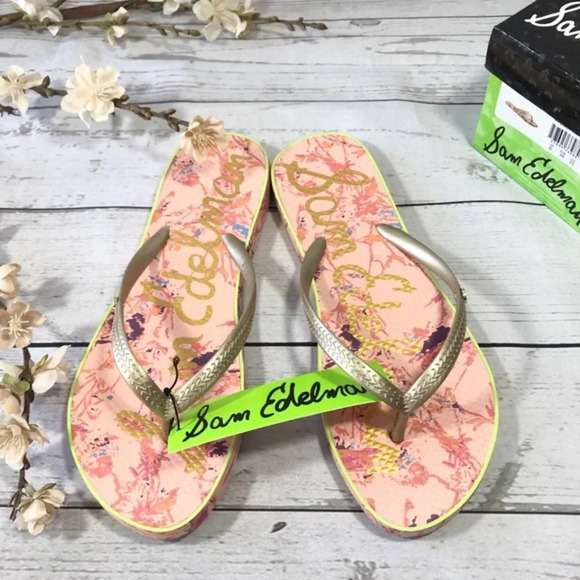 NEW Sam Edelman‎ Evans Thong Sandal Size 8 - Picture 2 of 6